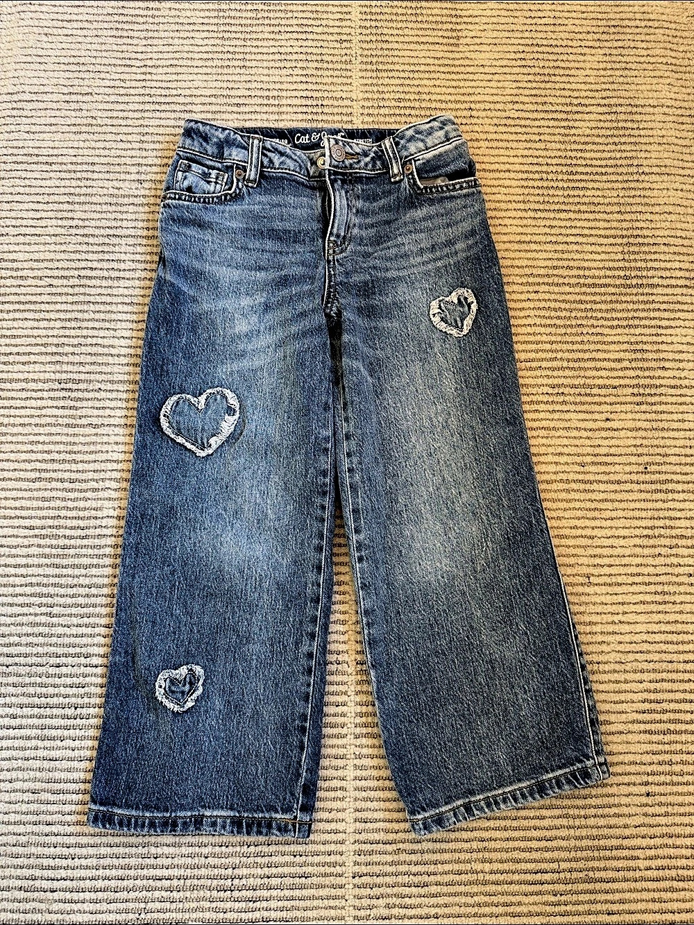 Cat & Jack Size 6 Wide-Leg Jeans